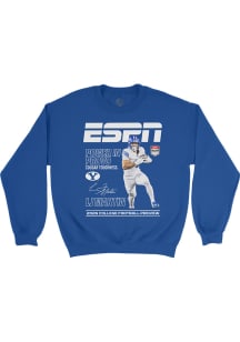 LJ Martin  Campus Ink BYU Cougars Youth Royal Blue 2026 ESPN The Magazine Collection - LJ Martin L..