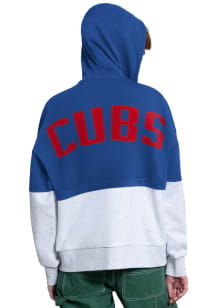 Starter Chicago Cubs Womens Blue Wishbone Long Sleeve Full Zip Jacket