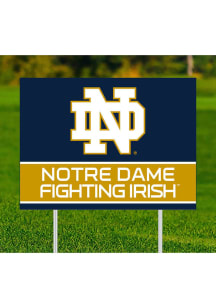Notre Dame Fighting Irish Team Name Yard Sign - Green