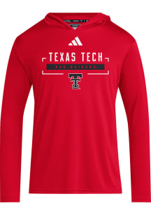 Adidas Texas Tech Red Raiders Mens Red D4T Hood