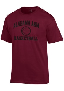 Champion Alabama A&M Bulldogs Maroon Basketball Jersey Short Sleeve T Shirt