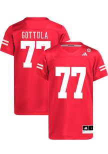 Gunnar Gottula   Nebraska Cornhuskers Red NIL Name And Number Football Jersey