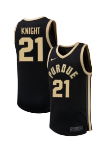 Rivers Knight  Nike Purdue Boilermakers Black NIL Name And Number Jersey