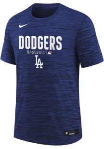 Nike Los Angeles Dodgers Youth Blue AC Velocity Short Sleeve T-Shirt