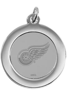 CSI Detroit Red Wings Silver Pendant Womens Necklace