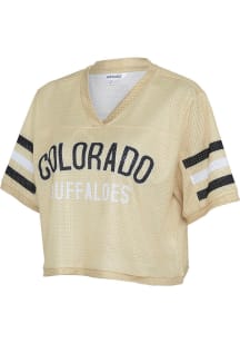 Colorado Buffaloes Womens Field Goal Fashion Football Jersey - Gold