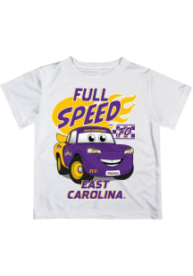 Vive La Fete East Carolina Pirates Youth White Full Speed Short Sleeve T-Shirt
