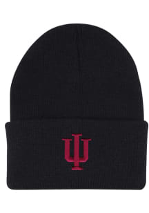 LogoFit Indiana Hoosiers Black North Pole Youth Knit Hat