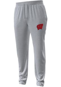 Under Armour Wisconsin Badgers Mens Grey Motion Pants