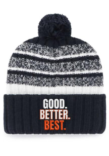 47 Chicago Bears Navy Blue Good Better Best Tavern Cuff Knit Mens Knit Hat