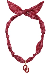 Oklahoma Sooners Logo Bandana Scarf Necklace