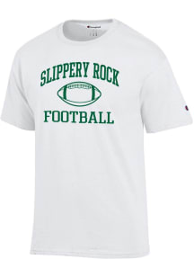 Champion Slippery Rock White Football Football Jersey Short Sleeve T Shirt