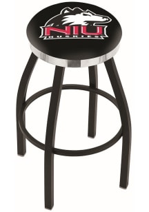 Northern Illinois Huskies Chrome Seat Pub Stool - Black
