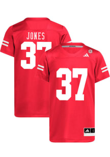 Donovan Jones   Nebraska Cornhuskers Red NIL Name And Number Football Jersey