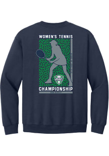 Summit Sportswear MAC Mens Navy Blue Women's Tennis Championship 2026 Long Sleeve Crew Sweatshirt