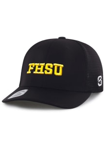 Summit Sportswear Fort Hays State Tigers The T Adjustable Hat - Black