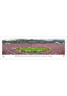 Blakeway Panoramas Indiana Hoosiers 2026 Rose Bowl vs. Alabama Tubed Unframed Poster