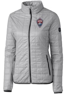 Cutter and Buck Colorado Rapids Womens Grey Rainier PrimaLoft Heavy Weight Jacket