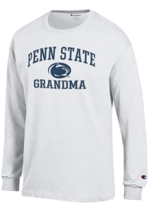 Champion Penn State Nittany Lions White Grandma Jersey Long Sleeve T Shirt