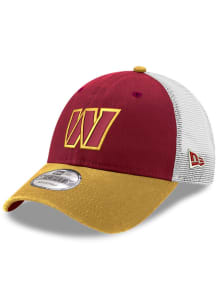 New Era Washington Commanders GCP 9FORTY Trucker Adjustable Hat - Burgundy
