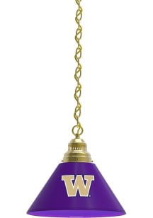 Washington Huskies Single Gold Billiard Lamp