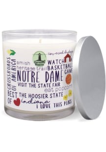 Indiana 10 oz White Candle
