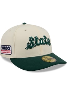 New Era Michigan State Spartans Mens White March Madness 59FIFTY Fitted Hat