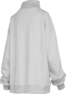 Pressbox Arizona State Sun Devils Womens Ash Lingo Mock Neck Crew Sweatshirt
