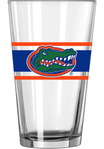 Florida Gators 16oz Stripe Pint Glass - White