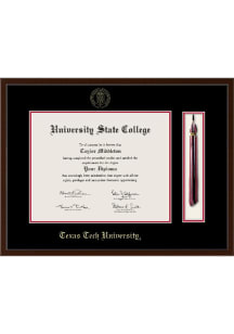 Texas Tech Red Raiders Delta Tassel Diploma Frame - Brown
