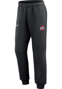 Nike Ohio State Buckeyes Mens Black Primary Logo Sweatpants