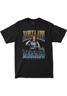 Jaella Ann Mercado UCLA Bruins Black Illustrated Short Sleeve Fashion Player T Shirt