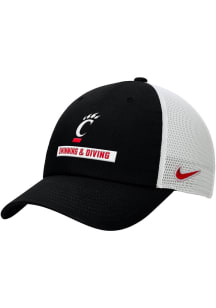 Nike Cincinnati Bearcats Swim & Dive Rise Trucker Adjustable Hat - Black