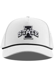 Branded Bills Iowa State Cyclones Curved 5 Panel Rope Adjustable Hat - White