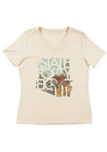 Arizona Womens Natural Flora & Fauna design Short Sleeve T-Shirt