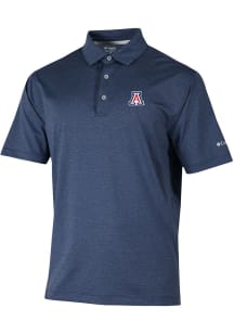 Columbia Arizona Wildcats Mens Navy Blue Sand Tee Short Sleeve Fashion Polo