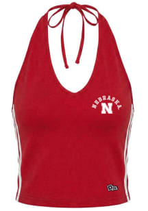 Hype and Vice Nebraska Cornhuskers Womens Red Cheer Halter Tank Top