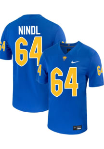 Josh Nindl   Pitt Panthers Blue Football Football Name And Number Football Jersey