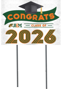 Florida A&M Rattlers KH Sports Fan Class of 2026 Yard Sign - Green