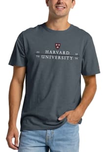 Harvard Crimson Navy Blue Est 1636 Short Sleeve T Shirt