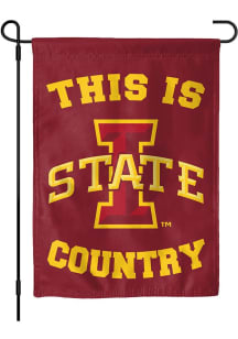 Iowa State Cyclones This is Country Garden Flag - Cardinal