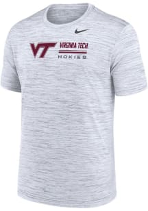 Nike Virginia Tech Hokies White Velocity Legend Short Sleeve T Shirt
