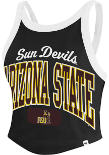 47 Arizona State Sun Devils Womens Black Rally On Tank Top