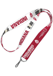 Indiana Hoosiers 2025 National Champs 1" Lanyard - Crimson