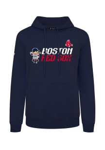 Levelwear Boston Red Sox Mens Navy Blue Podium 8-Bit Baseball Long Sleeve Hoodie