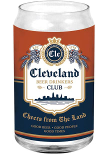 Cleveland Beer Drinkers Club Pint Glass - White