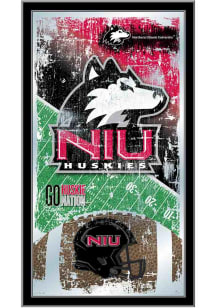 Northern Illinois Huskies Football Hanging Back Bar Mirror