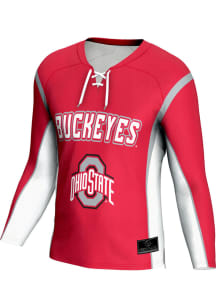 ProSphere Ohio State Buckeyes Youth Red Rival Hockey Jersey