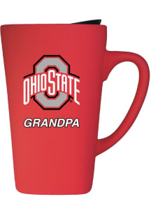 Ohio State Buckeyes 16oz Grandpa Soft Touch Ceramic Mug - Red