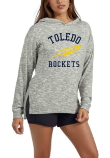Toledo Rockets Womens Grey Snuggle Up Hooded Sweatshirt
